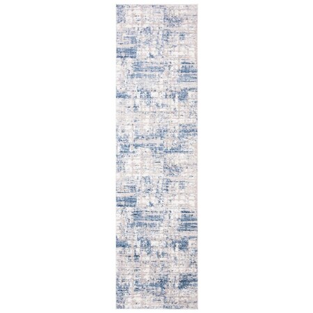 Safavieh 2 ft. 2 in. x 8 ft. Amelia Rectangle Power Loomed Area RugBlue & Grey ALA786M-28